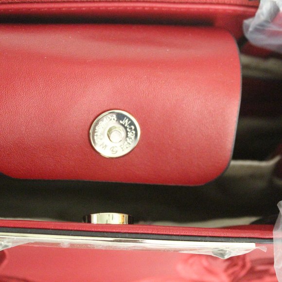 NWT Guess Britta Embroidered Satchel w/ matching Wallet - Picture 7 of 12